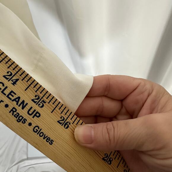 Calvin Klein Women's White Cropped Wide Leg Pants L Elastic Waistband Career - Picture 9 of 9